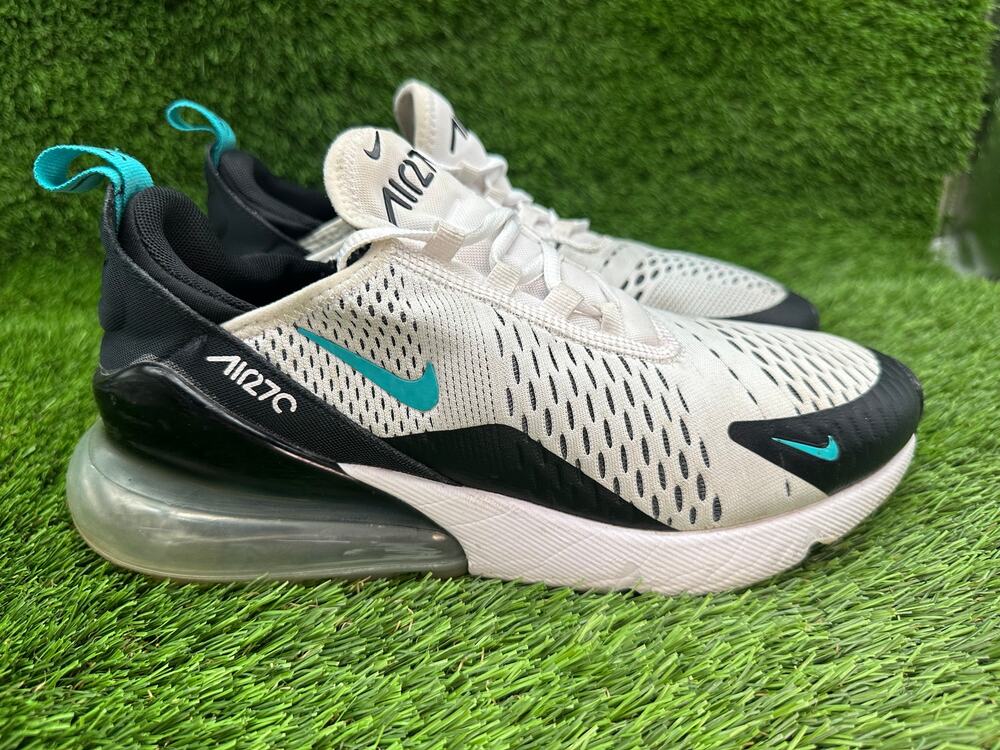 Nike Air Max 270 AH6789-115 Athletic Sneaker Women's 9.5 White Mesh Gym Running